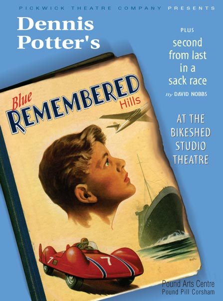 Poster Blue remembered hills