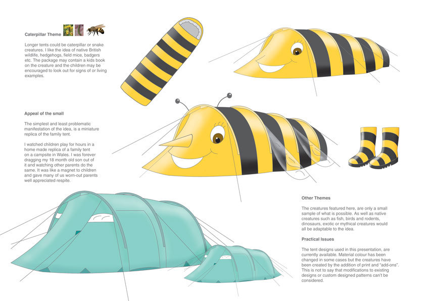 Tent design visuals